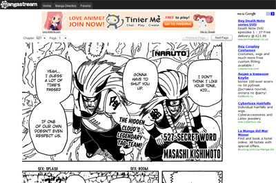 Сайт mangastream.com